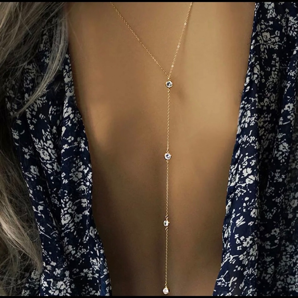 Back Pendant Necklace - Picture 2 of 3